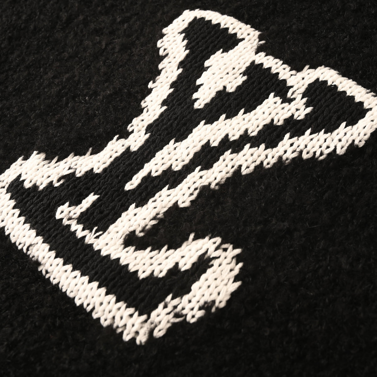 Louis Vuitton Jacquard Logo Loop-Texture Crewneck Sweater | Designer Knitwear & Casual Streetwear
