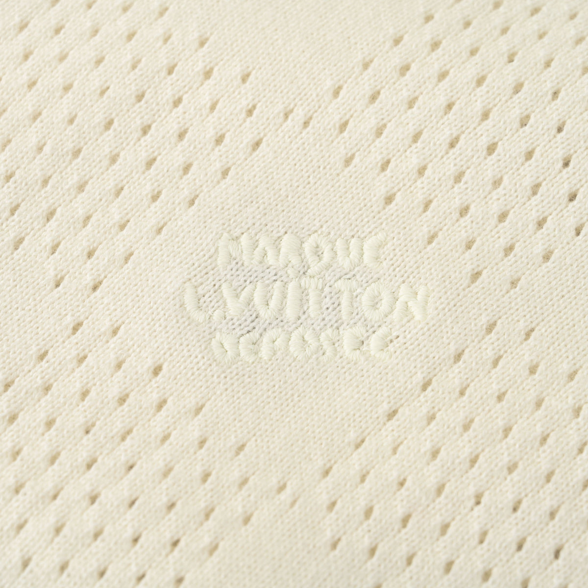 Louis Vuitton Checkerboard Mesh Knit T-Shirt | Designer Summer Knitwear