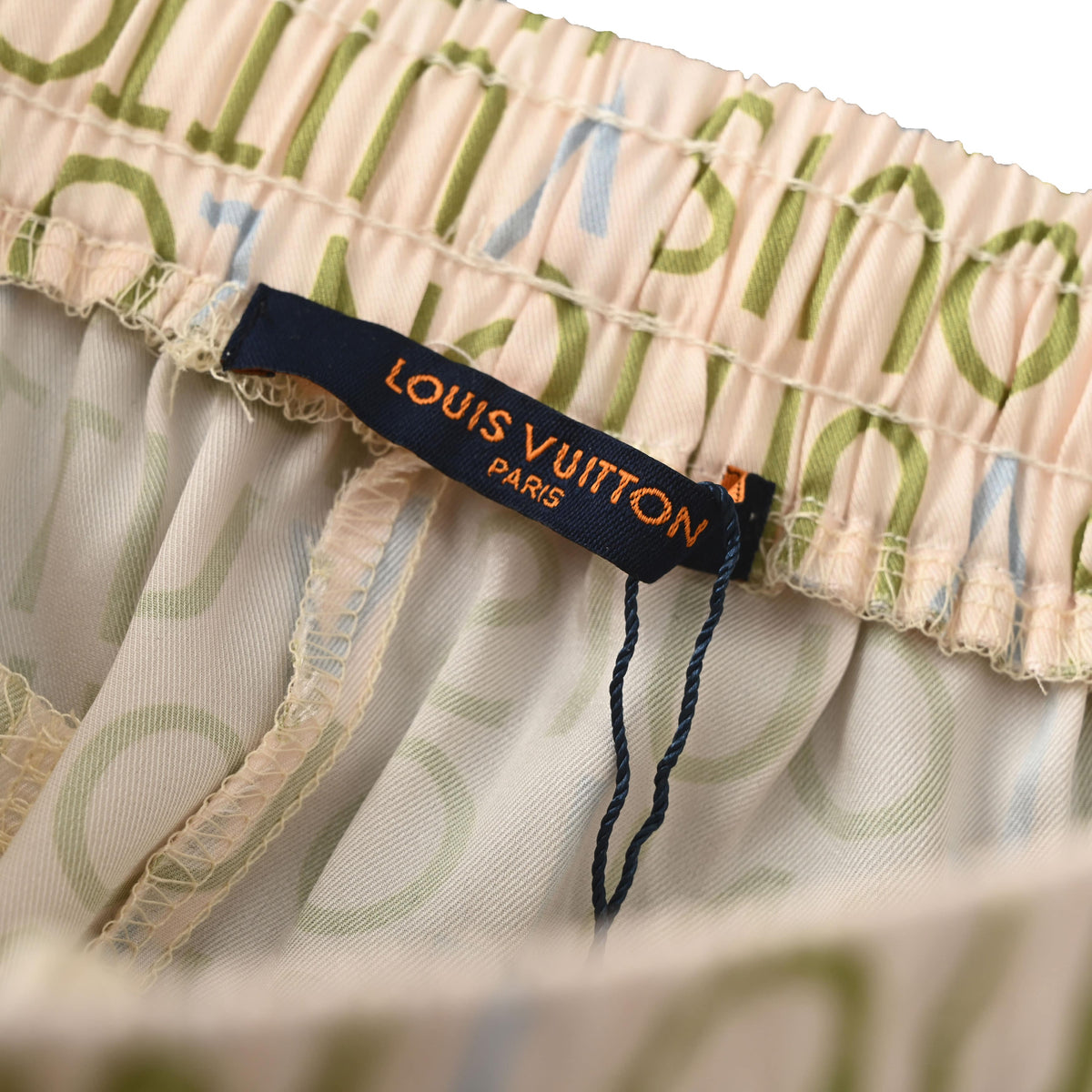 Louis Vuitton All-Over Letter Print Shorts | Luxury Resort Streetwear