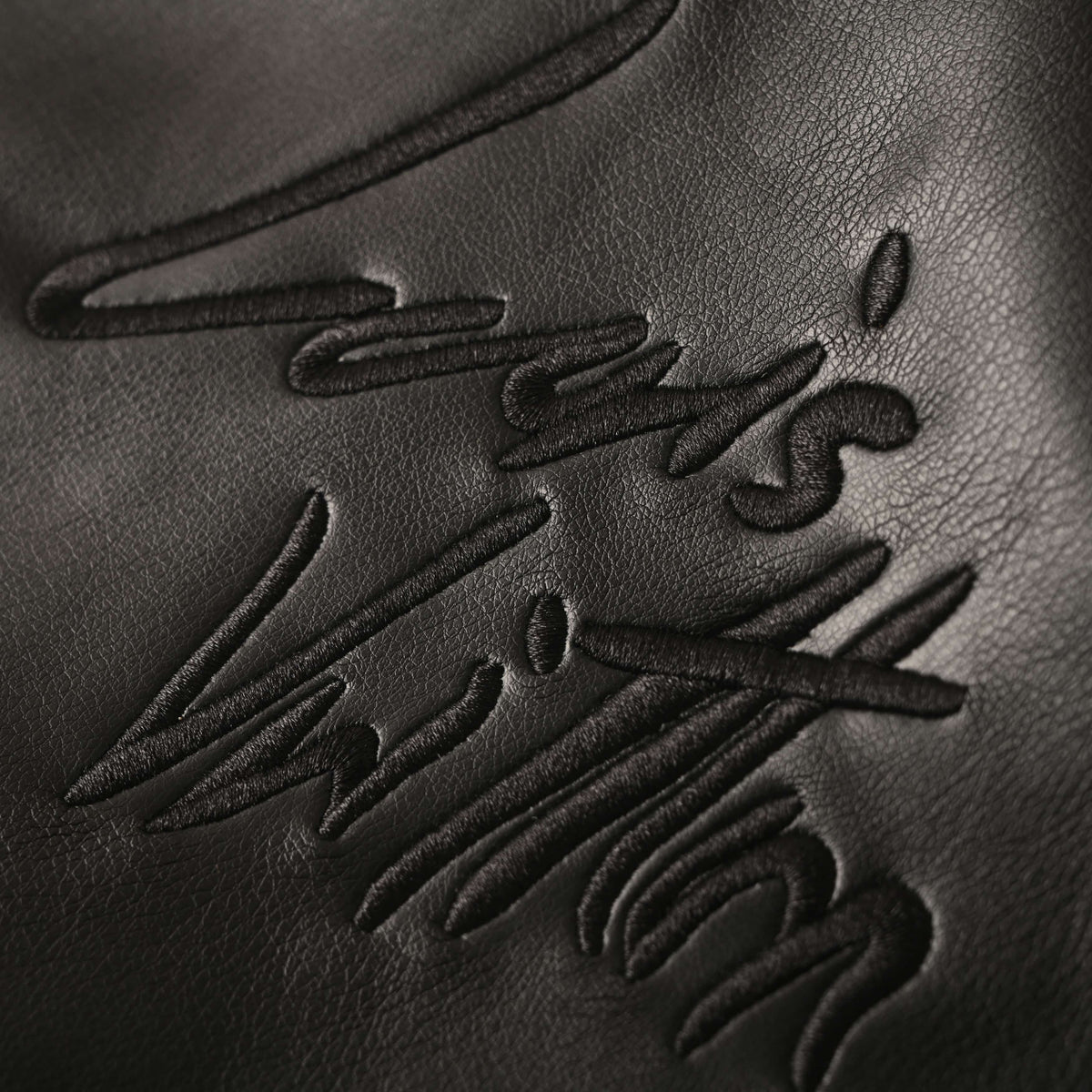 Louis Vuitton Triple Flower Embroidered Collared Leather Jacket | Luxury Outerwear & Designer Street Style