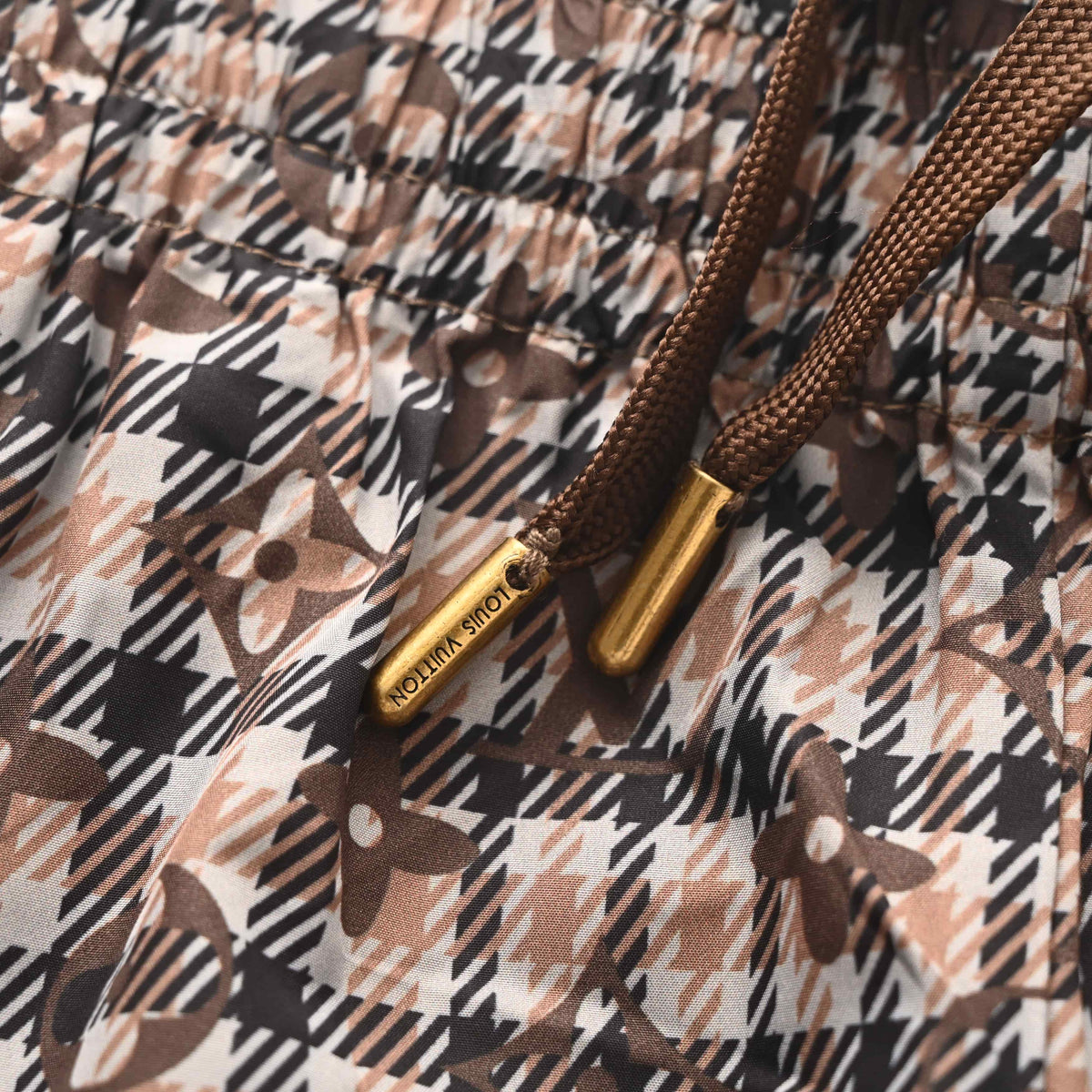 Louis Vuitton Monogram Check Shorts | Luxury Vacation Casualwear