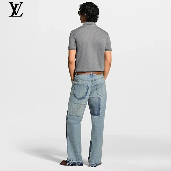 Louis Vuitton Mini Logo Embroidery Polo Shirt