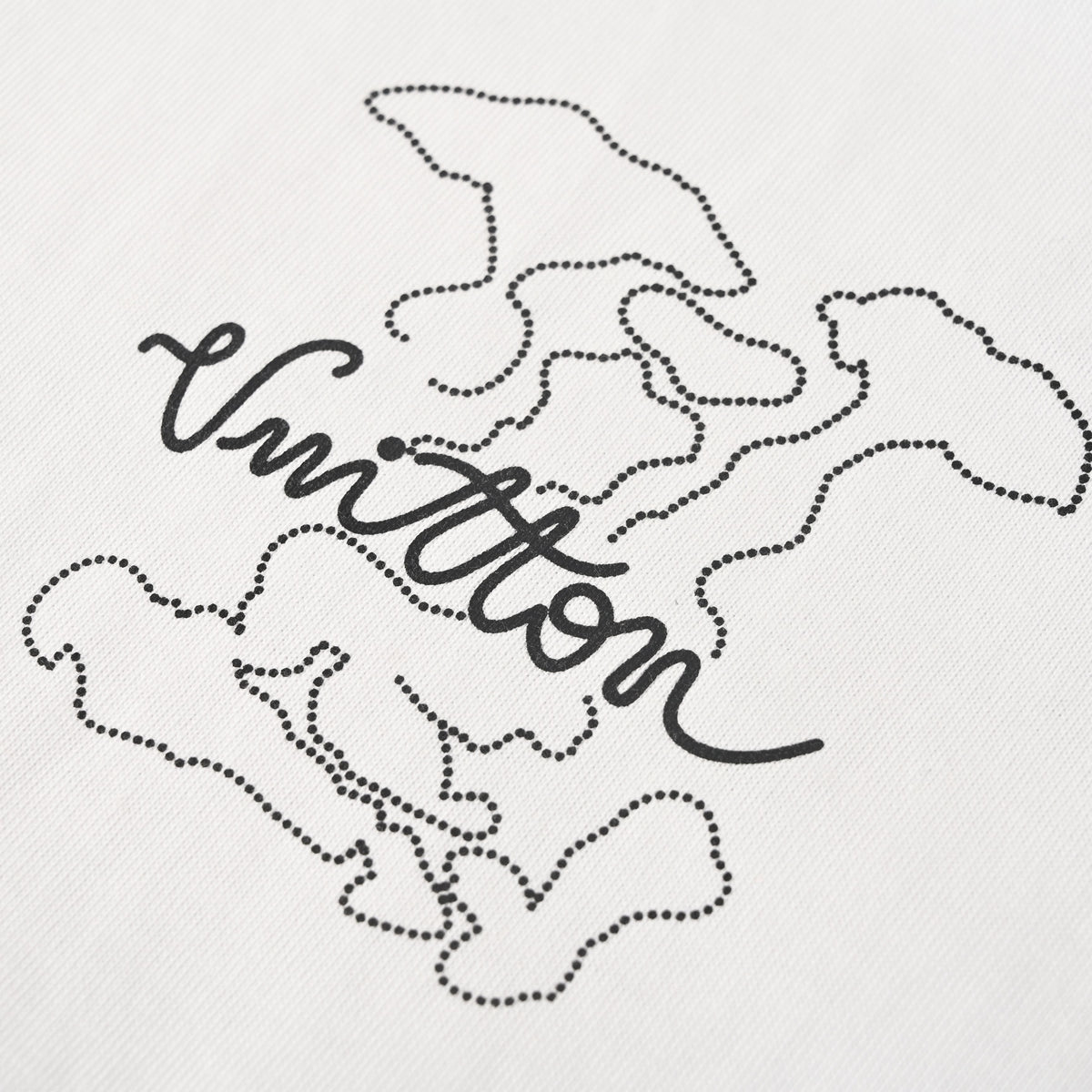 Louis Vuitton Dashed Cloud Logo Graphic T-Shirt | Designer Streetwear
