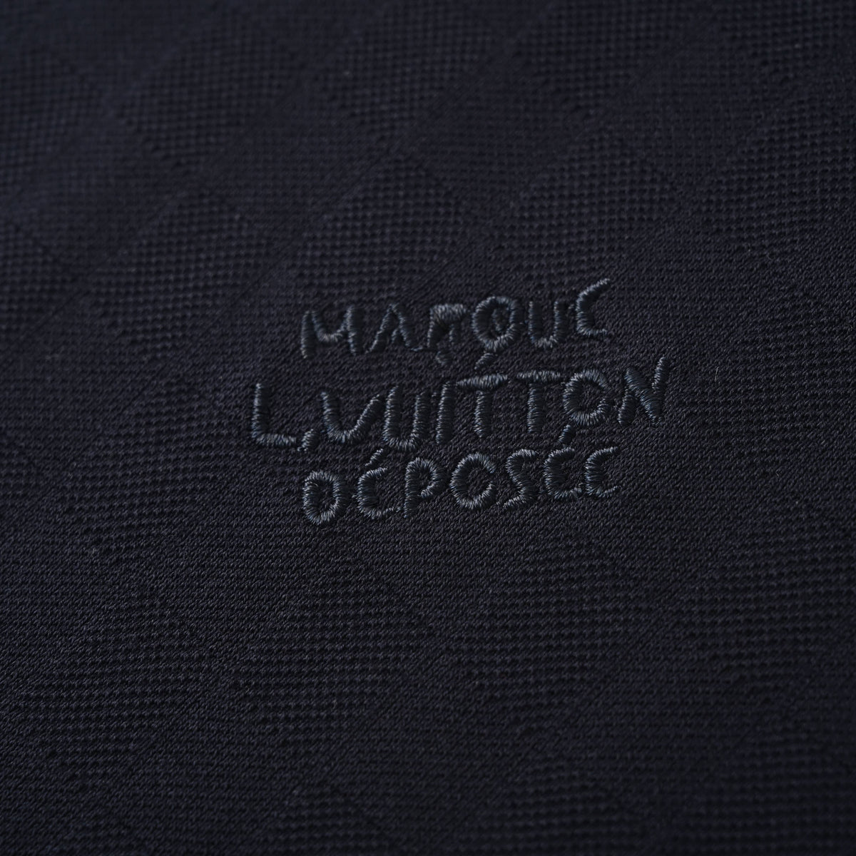 Louis Vuitton Pique Checkerboard Embroidered T-Shirt | Luxury Casualwear