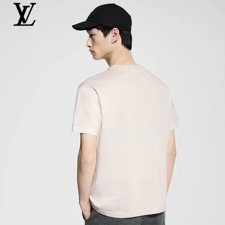 Louis Vuitton White Damier Short Sleeve T-Shirt