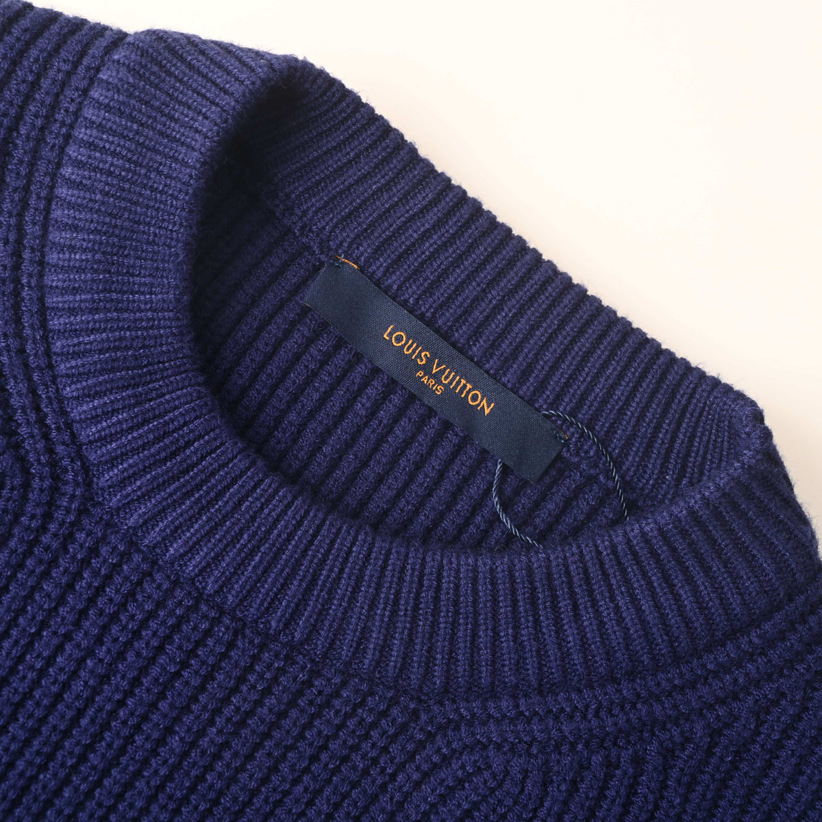 Louis Vuitton Classic Logo Knit Pullover | Luxury Designer Crewneck Sweater for Refined Casual & Weekend Style