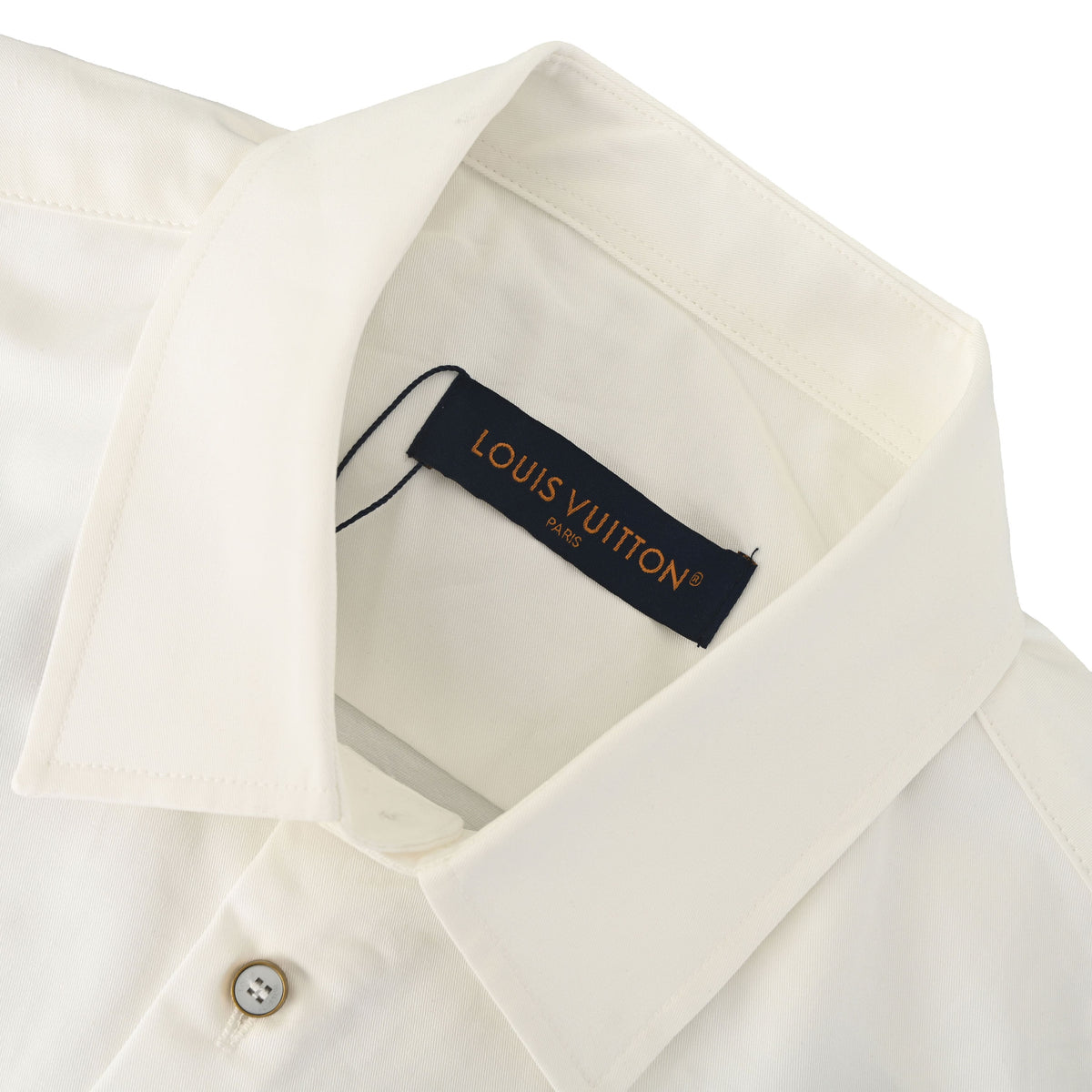 Louis Vuitton Tonal Monogram Long-Sleeve Button-Up Shirt | Luxury Designer Collared Smart Casual Evening Style