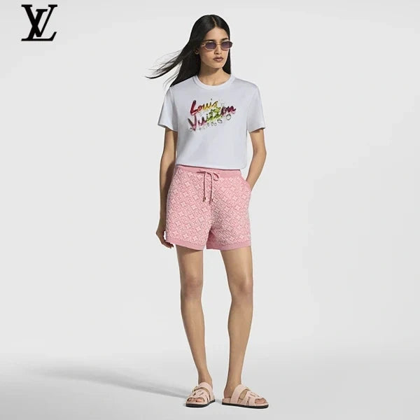 Louis Vuitton Water Drop Signature Short-Sleeve T-Shirt