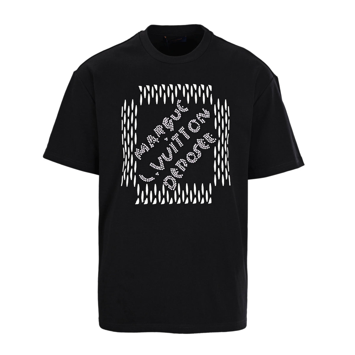 Louis Vuitton Tri-Tone Beaded Embroidery T-Shirt | Refined Everyday Style