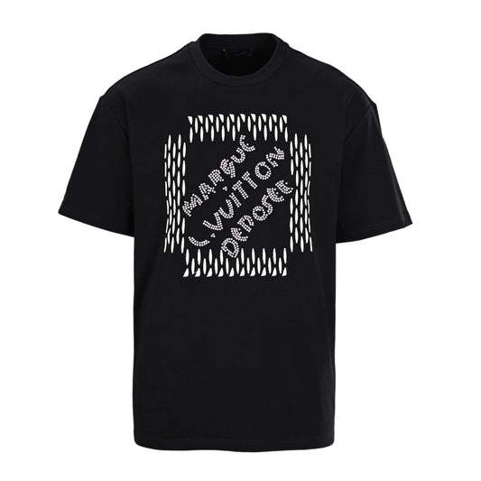 Louis Vuitton Tri-Tone Beaded Embroidery T-Shirt | Refined Everyday Style