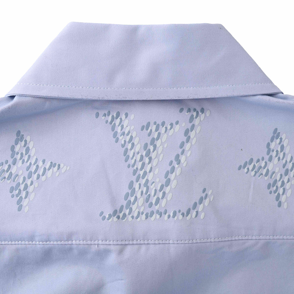 Louis Vuitton Subtle Monogram Collared Button-Up Shirt | Long-Sleeve Luxury Designer Smart Casual & Dinner Style