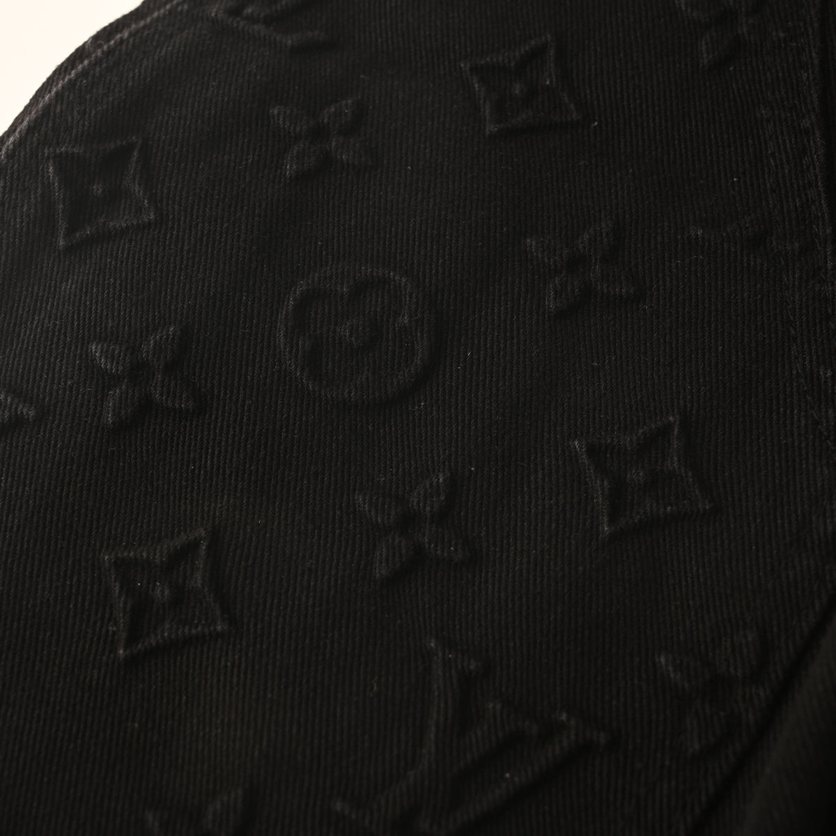 Louis Vuitton Embossed Monogram Cargo Jeans - Full-Length Utility Denim Pants for Designer Workwear Streetwear Styling