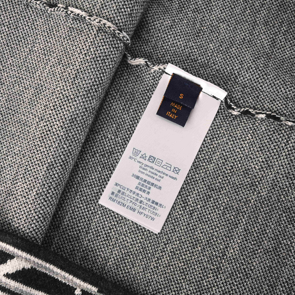 Louis Vuitton Optical Monogram Stripe Knit Tee | Designer Statement Knitwear