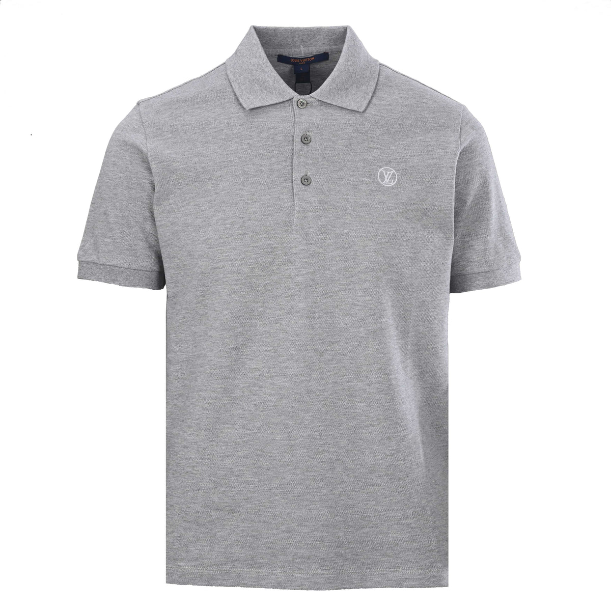 Louis Vuitton Classic Letter Embroidery Short-Sleeve Polo Shirt | Luxury Preppy & Smart Casual Style