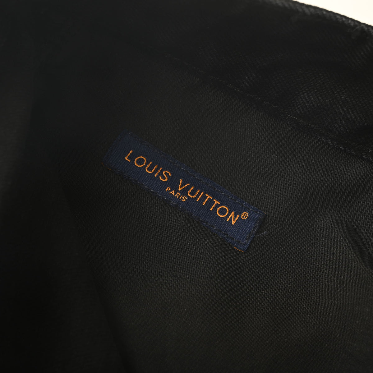 Louis Vuitton Monogram Black Wash Wide-Leg Jeans - High-Waisted Distressed Unisex Designer Denim