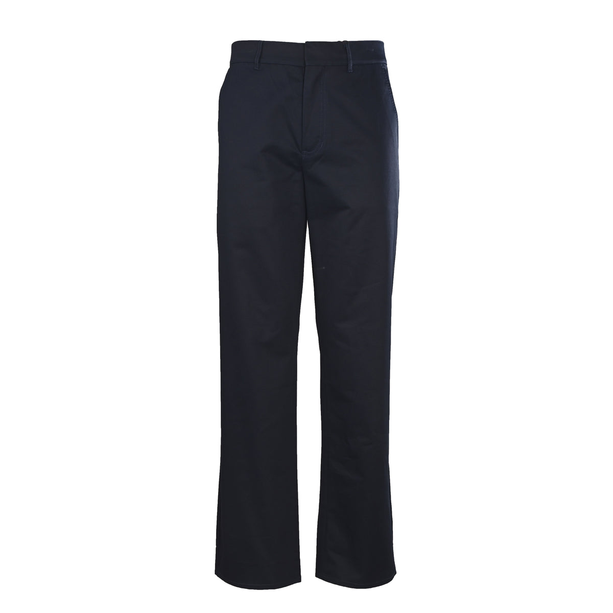 Louis Vuitton Silk Cotton Crepe Pants with Leather Accents | Smart Casual