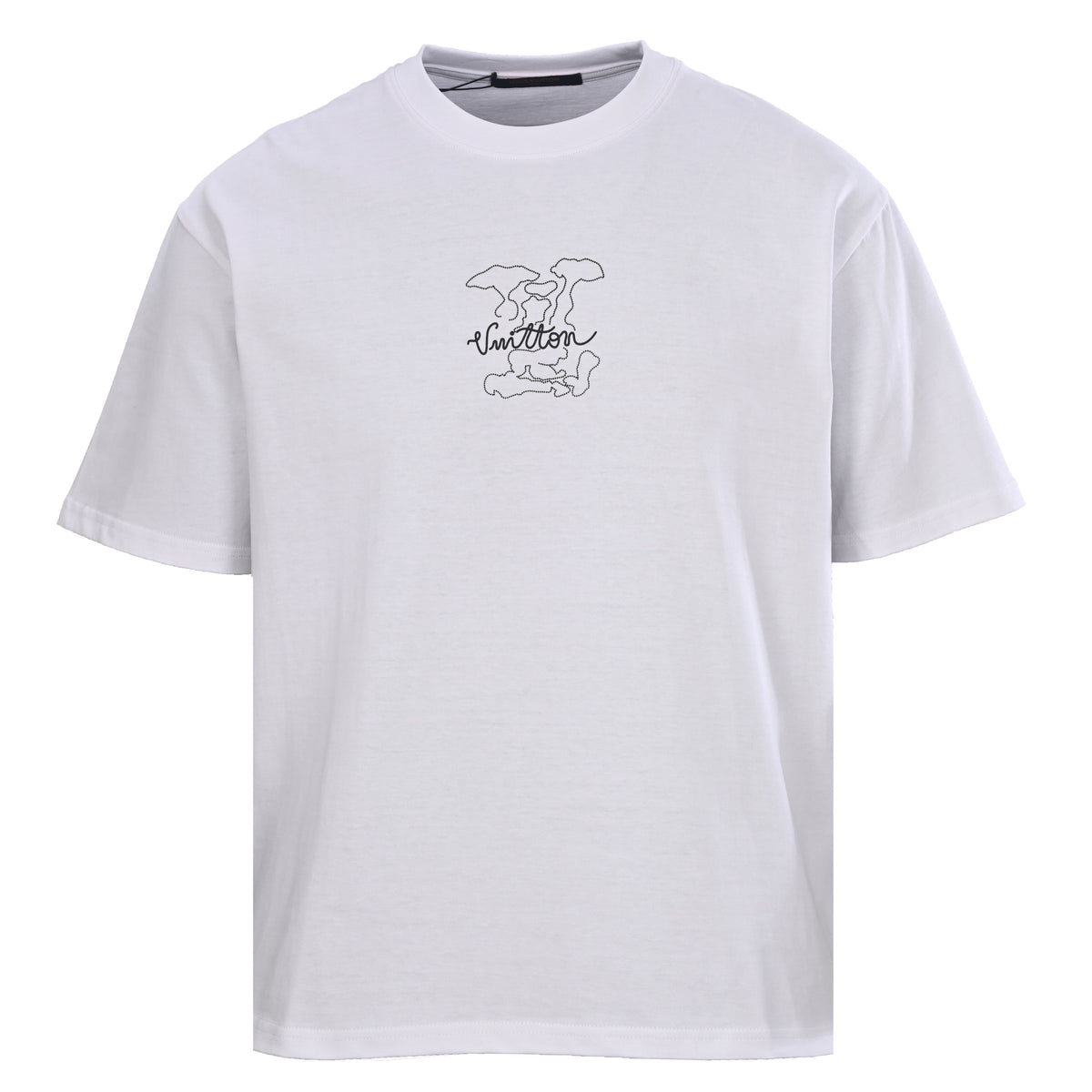 Louis Vuitton Dashed Cloud Logo Graphic T-Shirt | Designer Streetwear