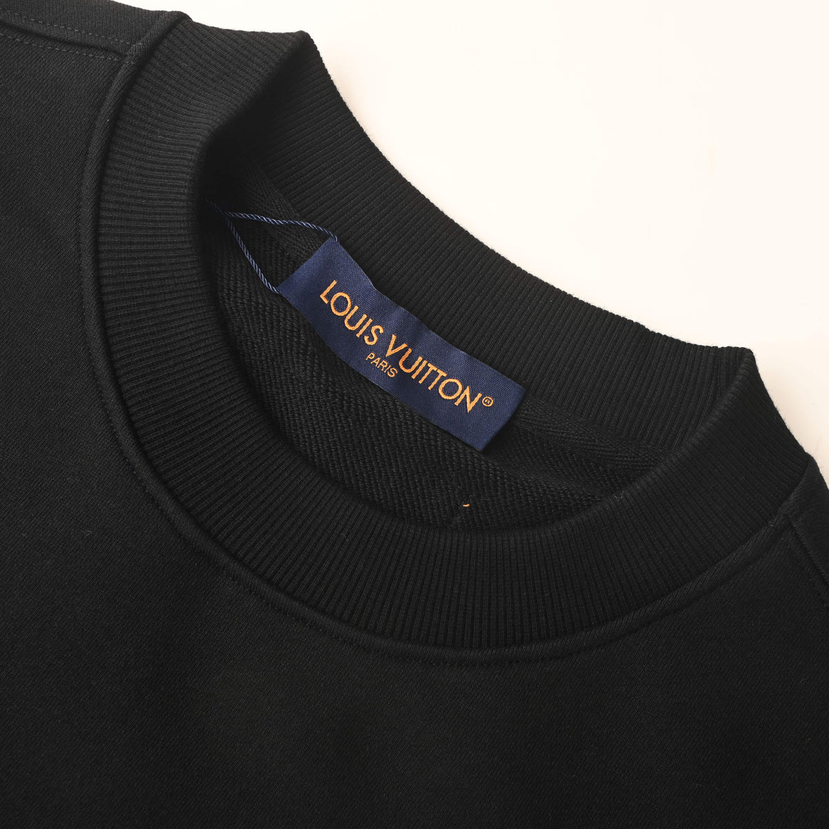 Louis Vuitton Monogram Letter Embroidered Crewneck Sweatshirt | Designer Casual Pullover for Modern Streetwear