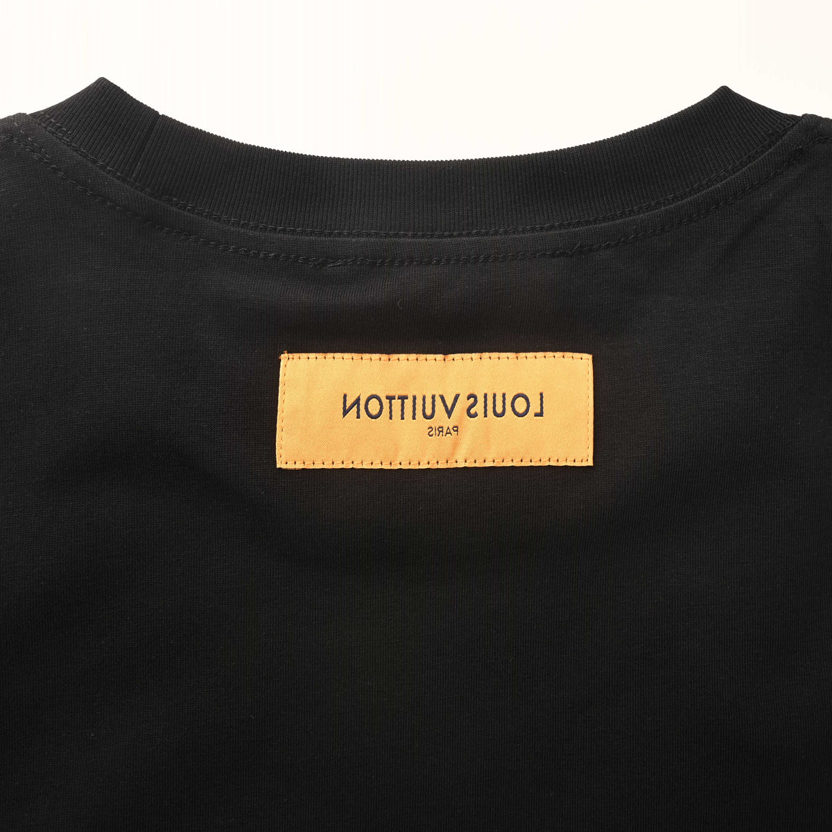 Louis Vuitton Monogram Faux-Pocket T-Shirt | Designer Leather Patch