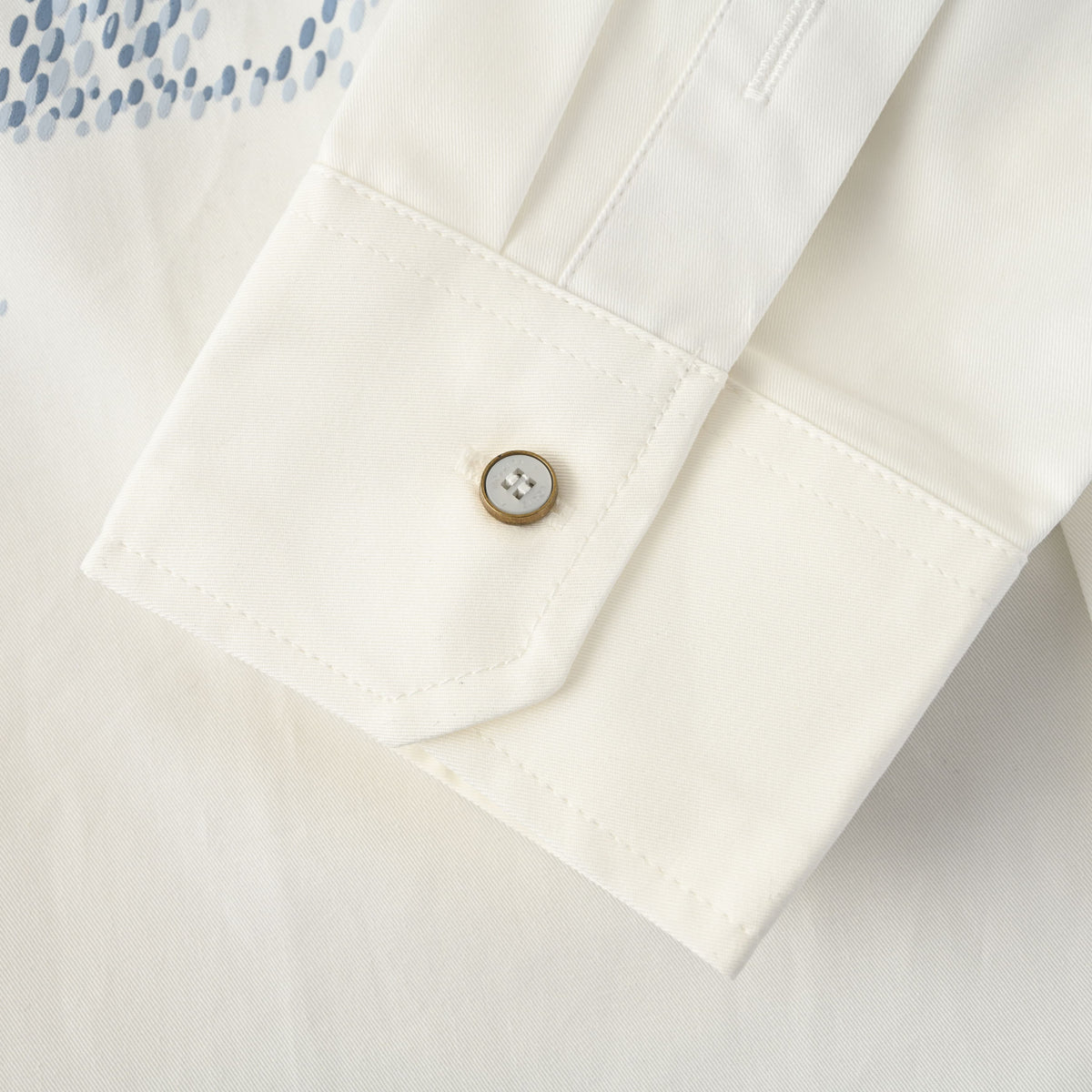 Louis Vuitton Tonal Monogram Long-Sleeve Button-Up Shirt | Luxury Designer Collared Smart Casual Evening Style