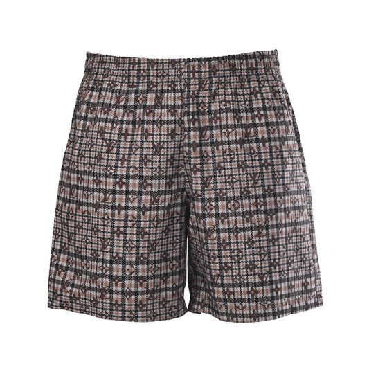 Louis Vuitton Monogram Check Shorts | Luxury Vacation Casualwear