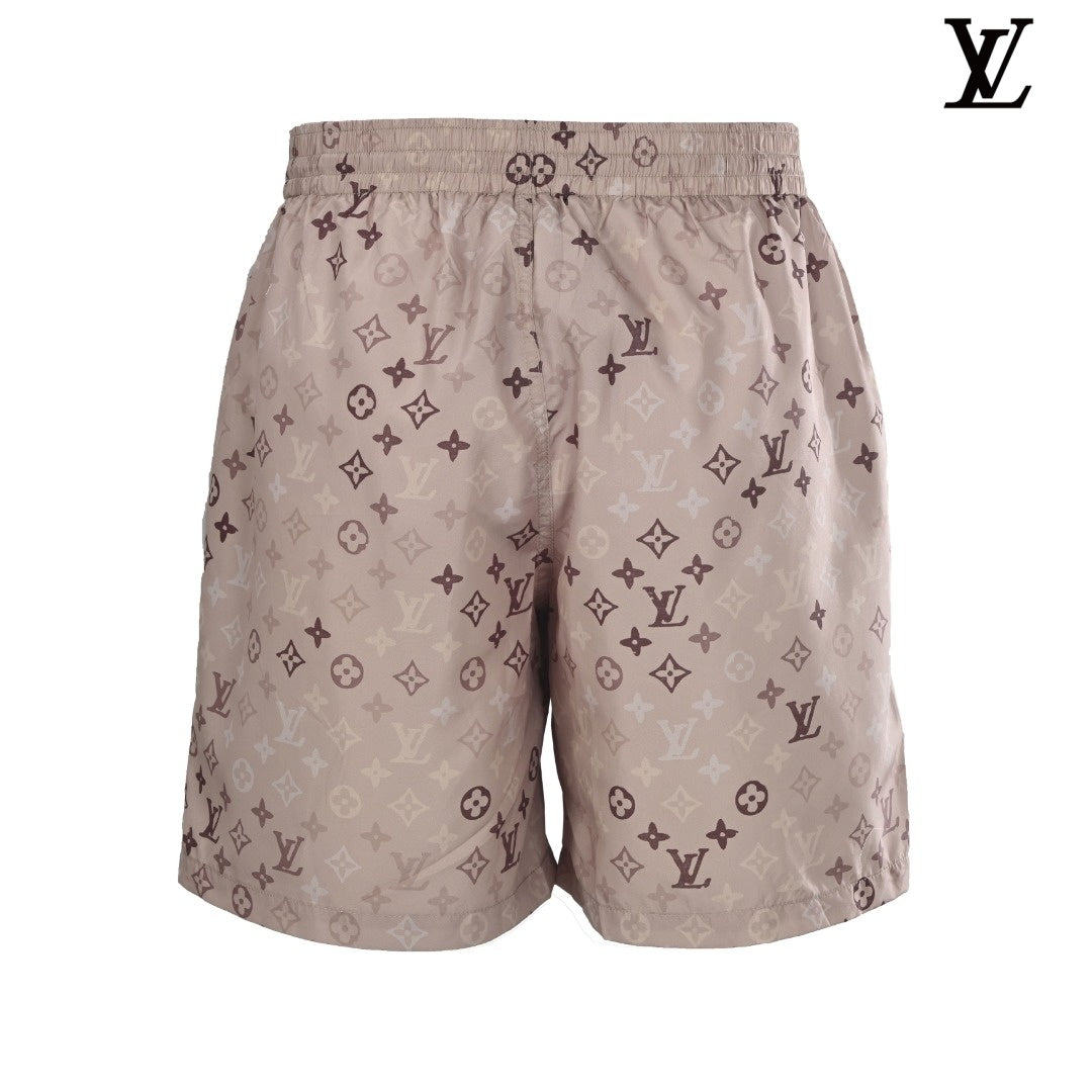 Louis Vuitton Nude Monogram Allover Print Swim Shorts