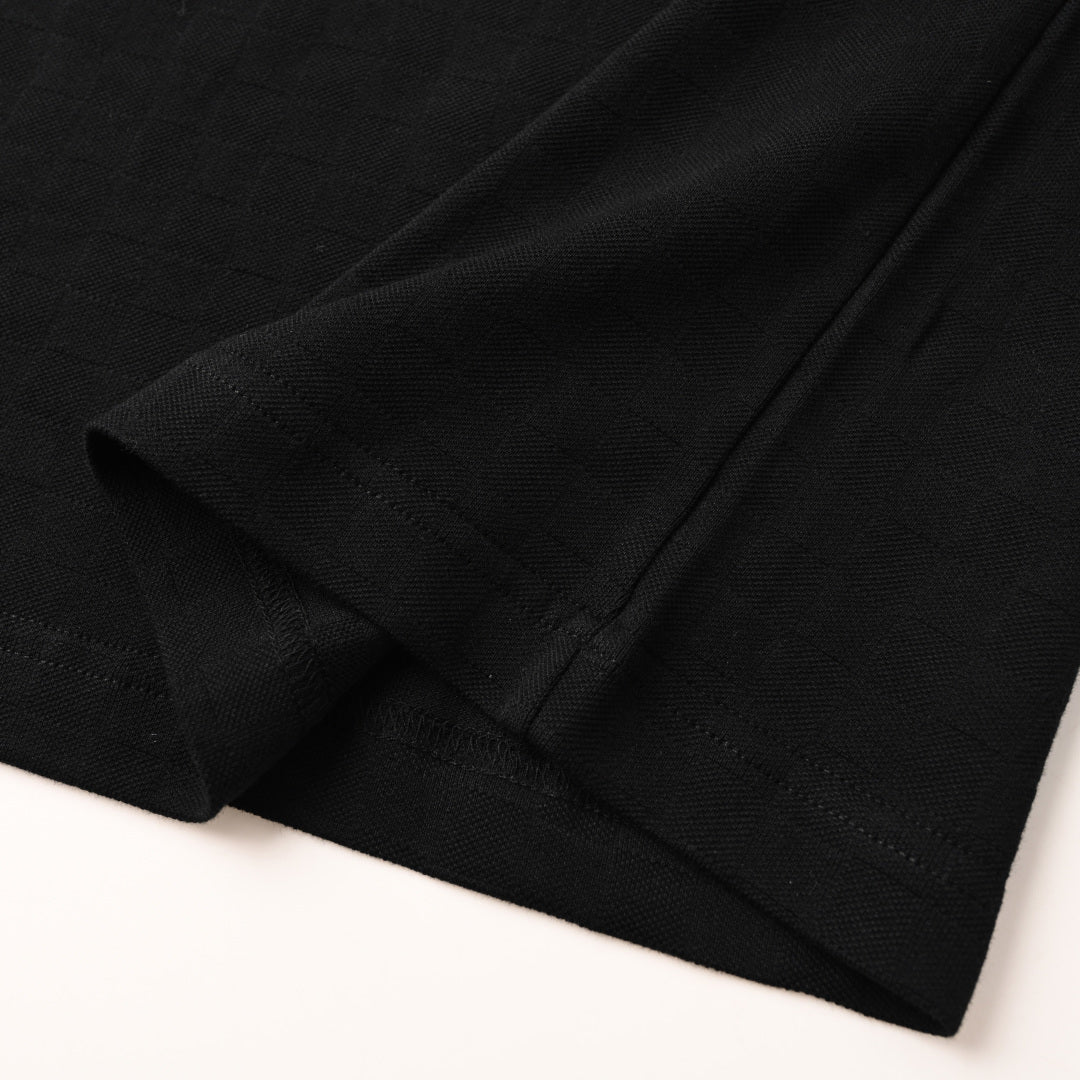 Louis Vuitton Damier Embroidered Piqué Short-Sleeve T-Shirt | Luxury Streetwear