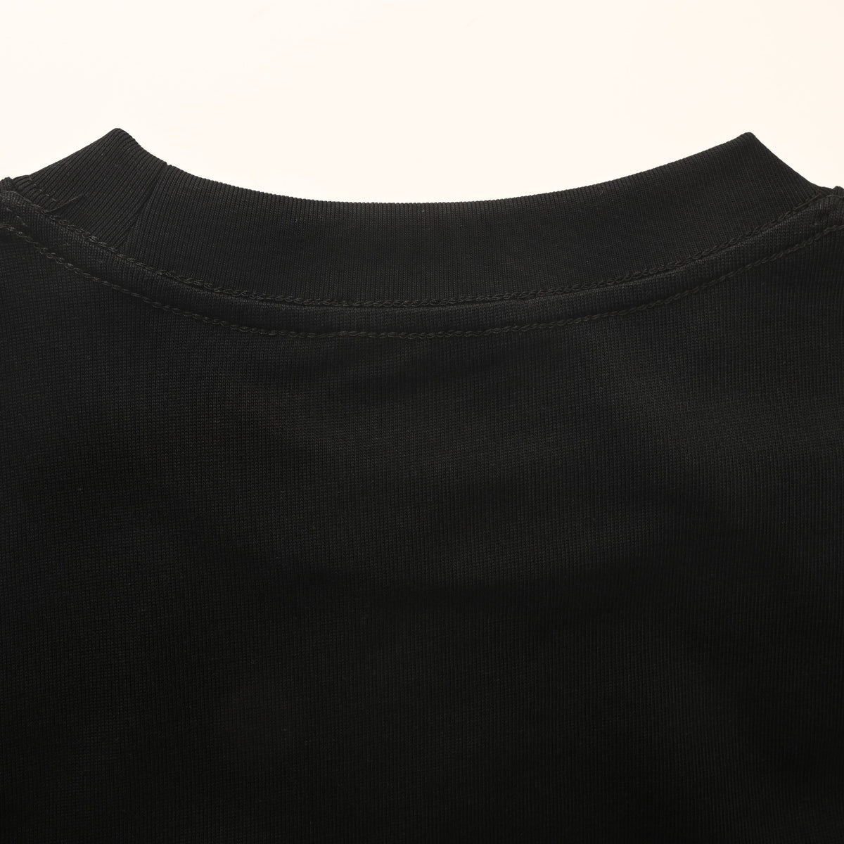 LOEWE Black Tonal Anagram Embroidered Long-Sleeve T-Shirt, Unisex Crewneck Tee with Subtle Chest Logo for Minimalist Casual Layering