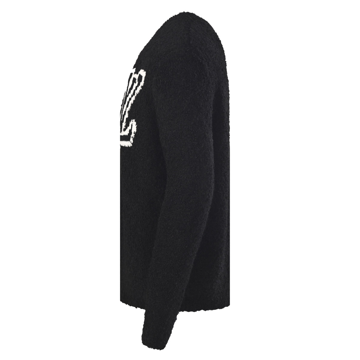Louis Vuitton Jacquard Logo Loop-Texture Crewneck Sweater | Designer Knitwear & Casual Streetwear