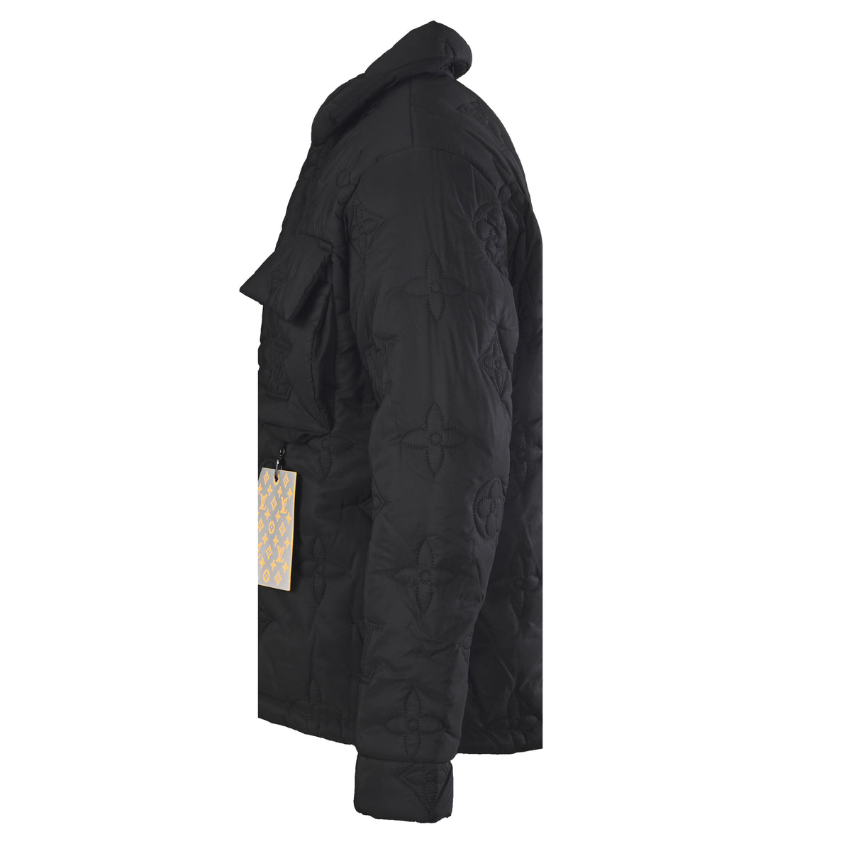 Louis Vuitton Monogram Lightweight Padded Jacket | Cinched-Waist Designer Outerwear for Casual Streetwear Layering