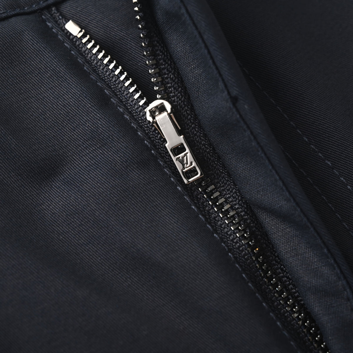 Louis Vuitton Silk Cotton Crepe Pants with Leather Accents | Smart Casual