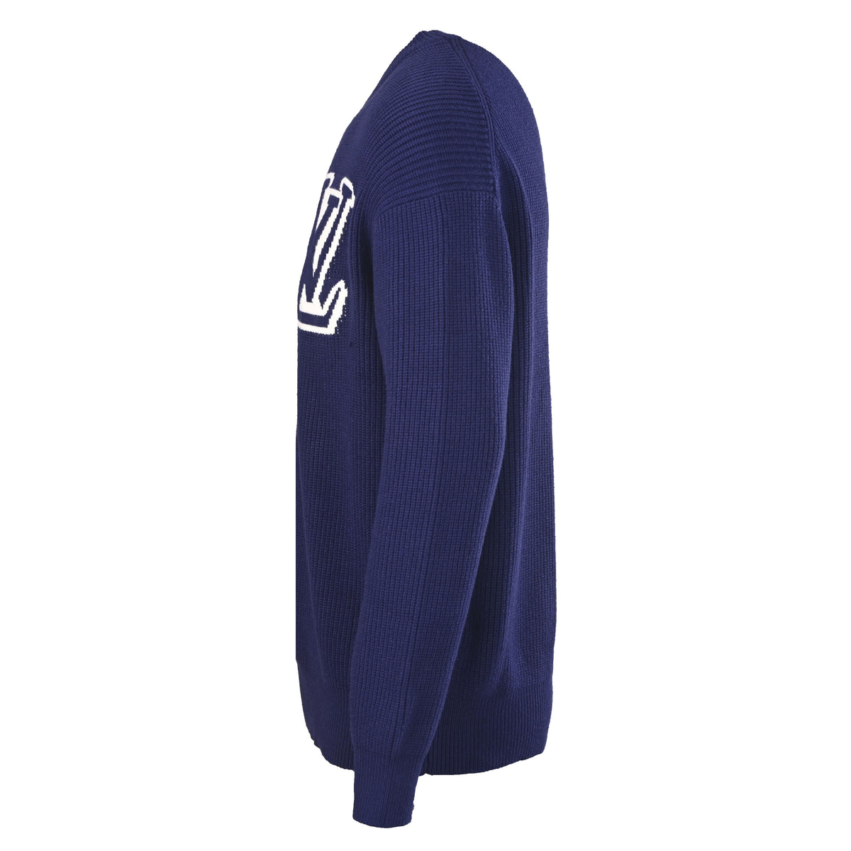 Louis Vuitton Classic Logo Knit Pullover | Luxury Designer Crewneck Sweater for Refined Casual & Weekend Style