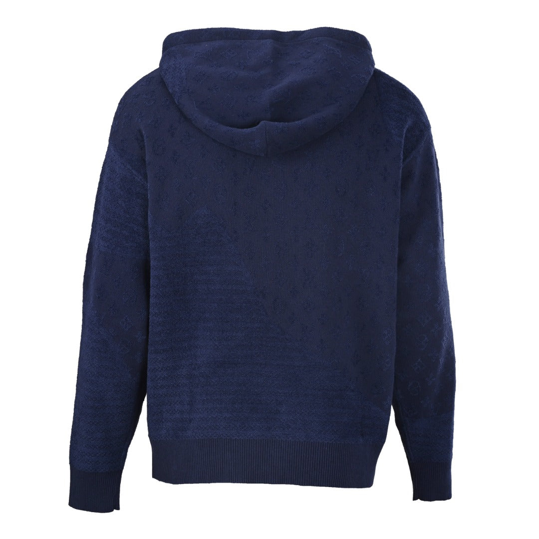 Louis Vuitton Jacquard Panel Knit Hoodie | Luxury Streetwear Layer