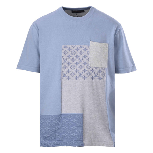 Louis Vuitton Patchwork Knit T-Shirt | Designer Statement Streetwear