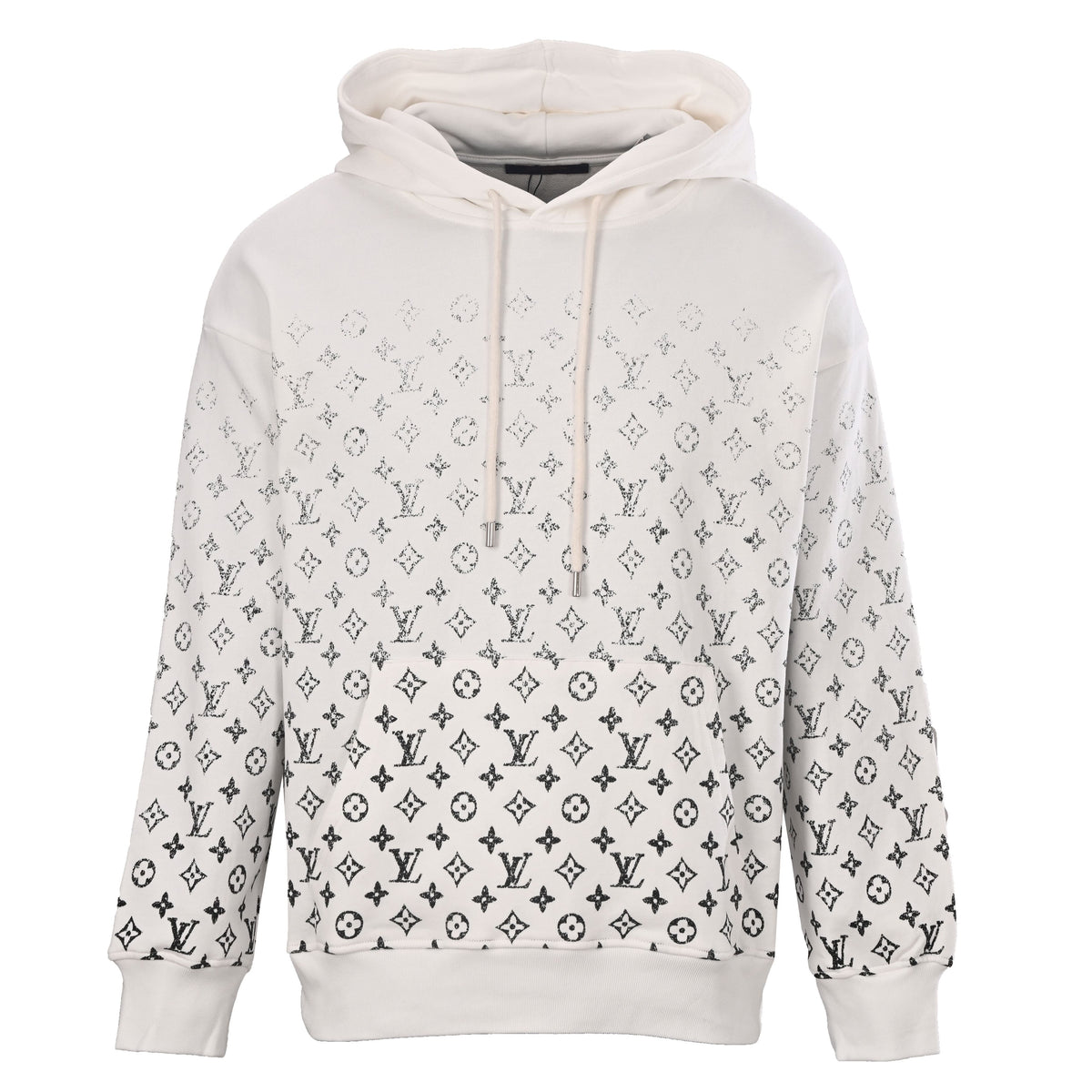 Louis Vuitton Ombré Monogram Hooded Sweatshirt - Lightweight Unisex Hoodie for Casual Designer Streetwear