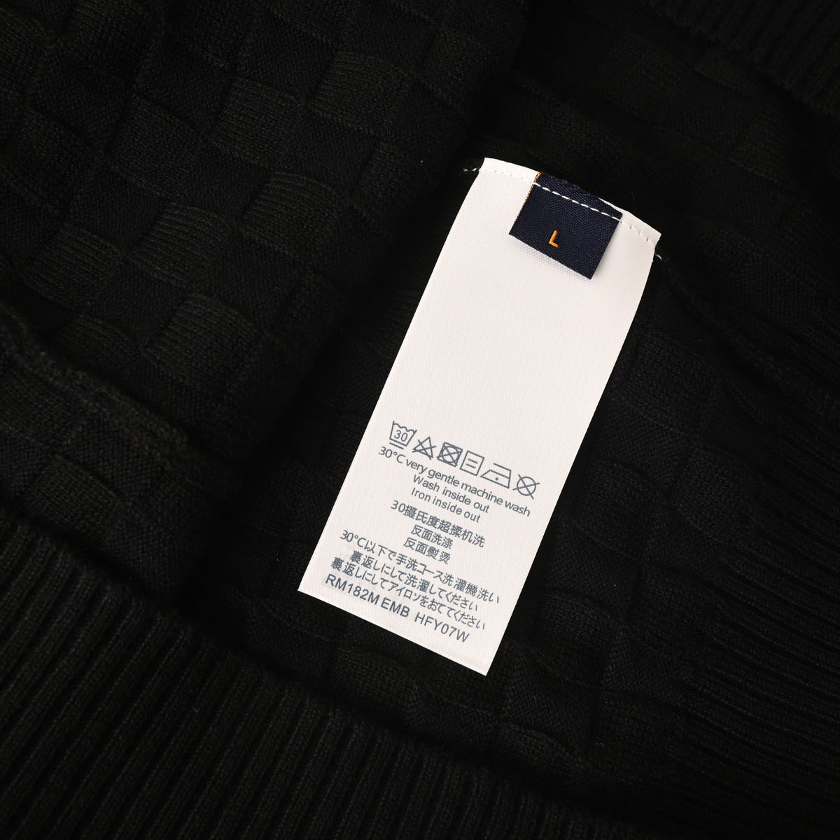 Louis Vuitton Three-Tone Checkerboard Knit Sweater | Wool Crewneck Pullover with Graphic Geometric Style