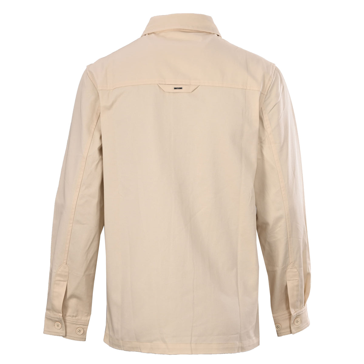 Louis Vuitton Flocked Monogram Overshirt - Patchwork Twill Shirt Jacket with Button Pockets and Studded Staples Detail
