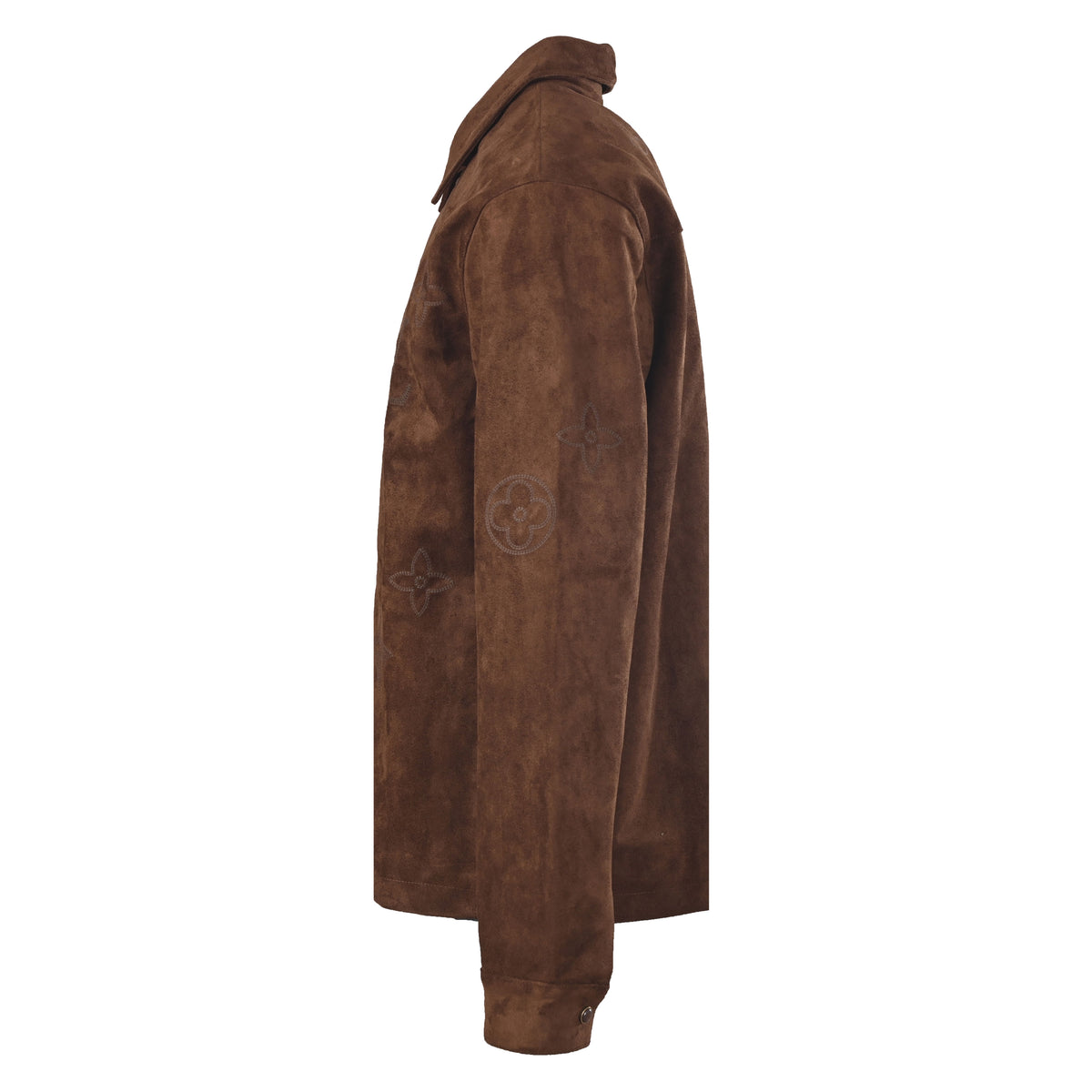 Louis Vuitton Monogram Embroidered Suede Jacket | Luxury Designer Outerwear for Elevated Casual & Streetwear Looks