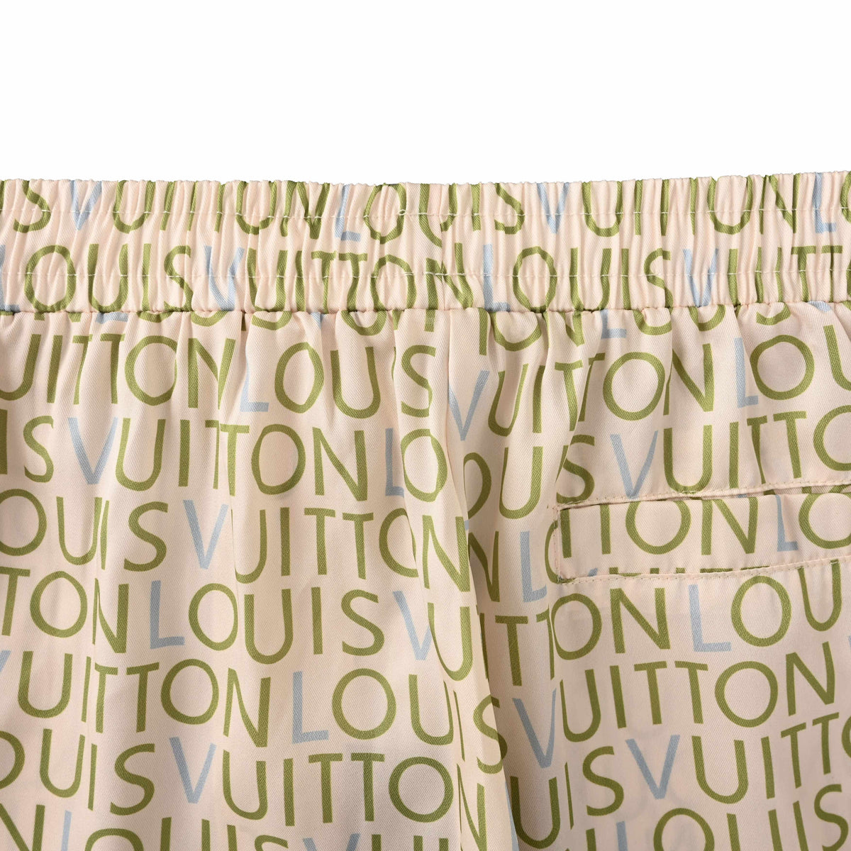 Louis Vuitton All-Over Letter Print Shorts | Luxury Resort Streetwear
