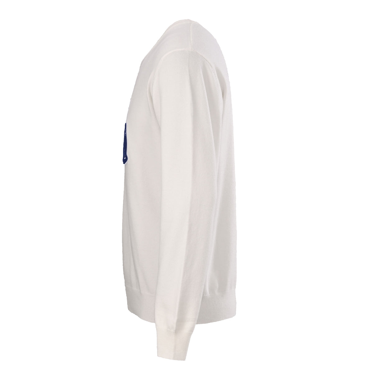 Louis Vuitton Hand Gesture Graphic Sweater - Blue Motif Knit Pullover for Contemporary Designer Streetwear