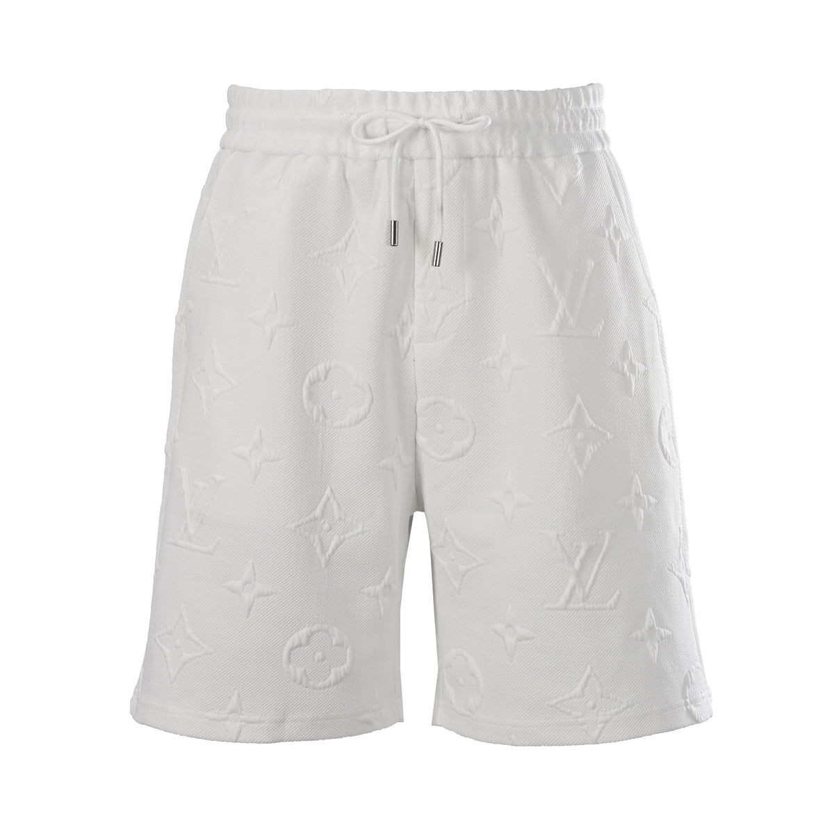 Louis Vuitton Tonal Monogram Embossed Shorts | Understated Luxury Casual