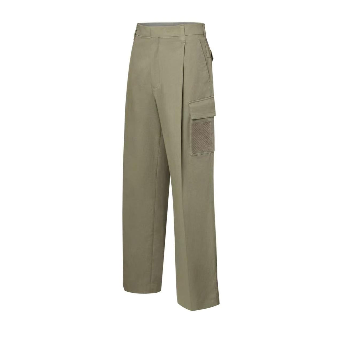 Louis Vuitton Pleated Wide-Leg Cargo Trousers