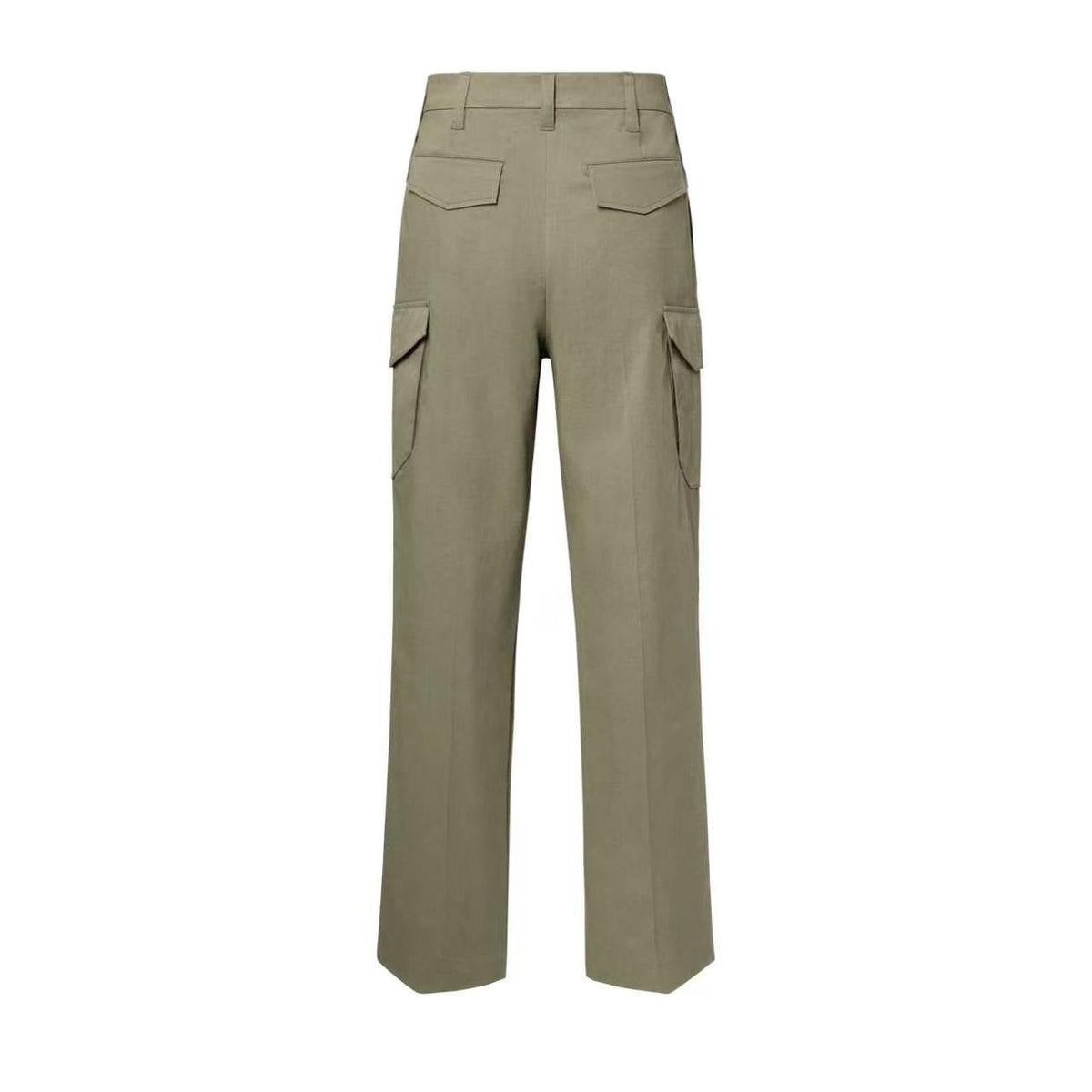 Louis Vuitton Pleated Wide-Leg Cargo Trousers