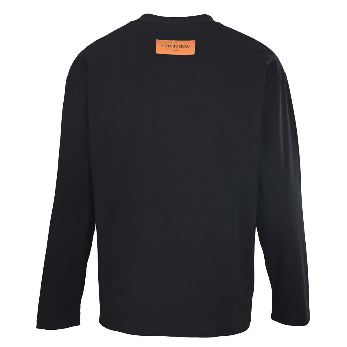 Louis Vuitton Colorblock Wave Monogram Tee with Letter Embroidery | Long-Sleeve Designer Luxury Streetwear