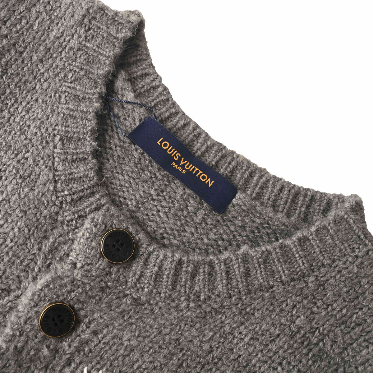 Louis Vuitton Jacquard Knit Cardigan Sweater Jacket | Designer Layering & Luxury Casual Style