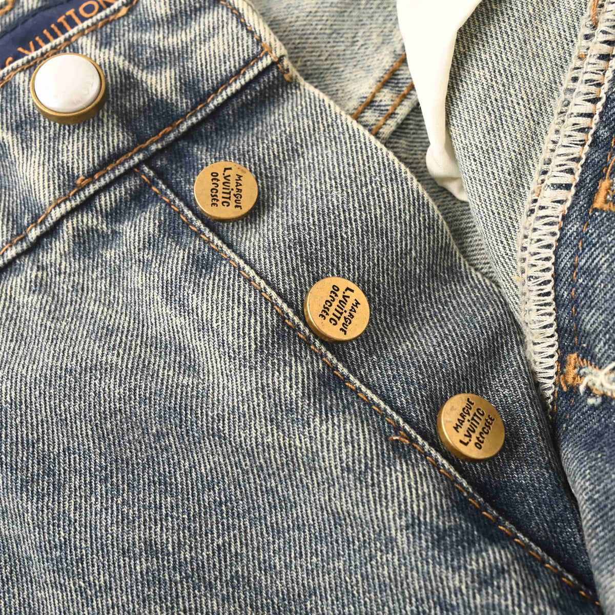 Louis Vuitton Patch Detail Skate Jeans | Luxury Streetwear Denim