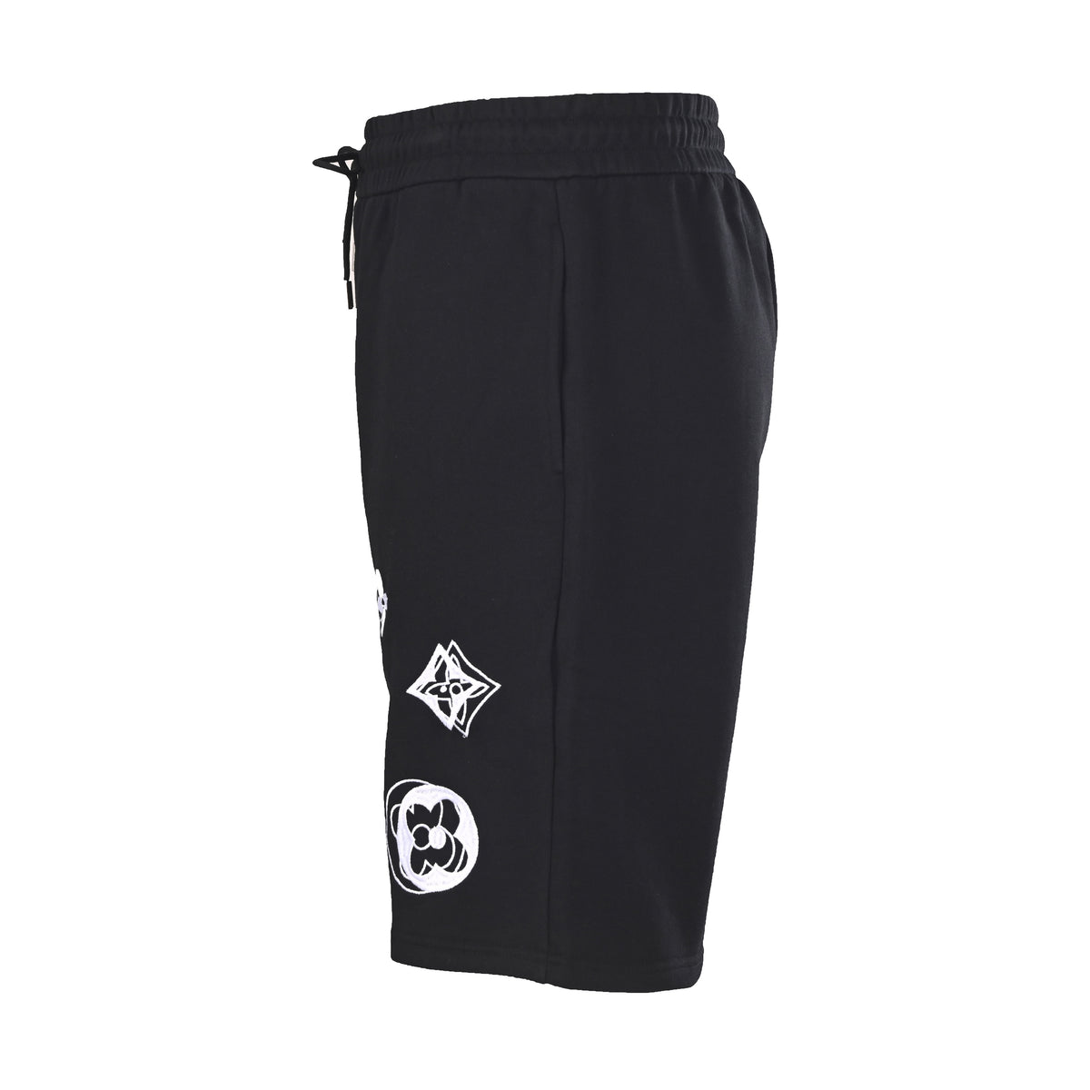 Louis Vuitton Double-Image Monogram Shorts | Embroidered Designer Streetwear