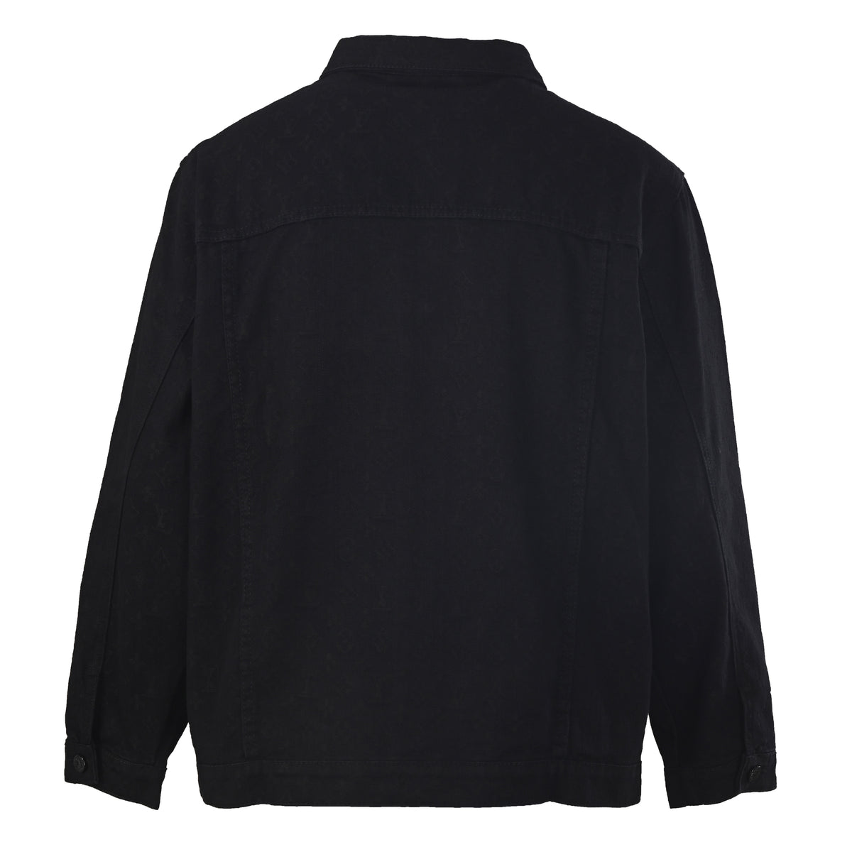 Louis Vuitton Tonal Jacquard Denim Jacket | All-Over Pattern Designer Outerwear for Understated Casual Streetwear