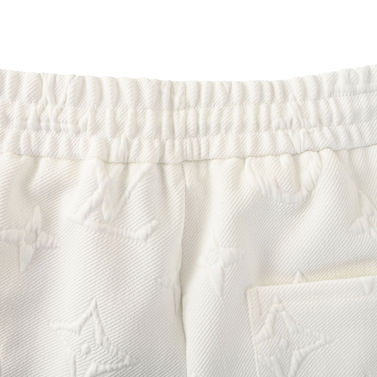 Louis Vuitton Tonal Monogram Embossed Shorts | Understated Luxury Casual