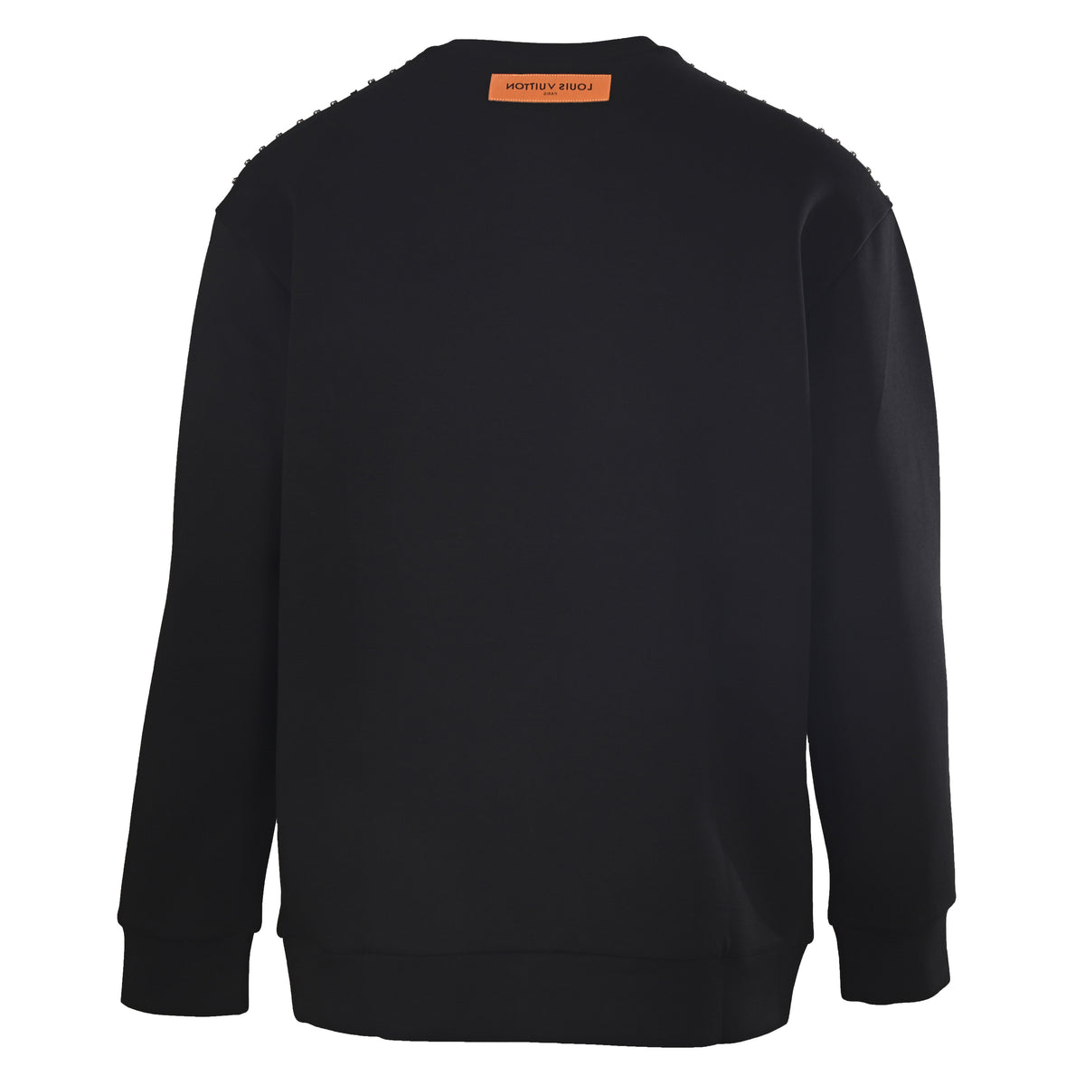 Louis Vuitton Studded Crewneck Sweatshirt | Rivet-Embellished Designer Pullover for Edgy Casual Streetwear